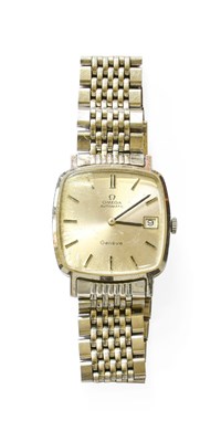 Lot 46 - A Stainless Steel Automatic Calendar Omega...