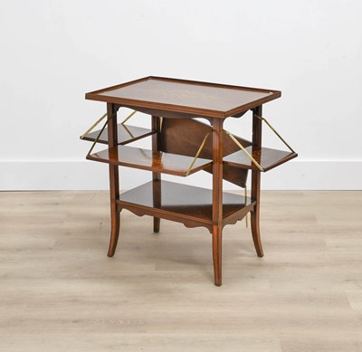 Lot 915 - An Edwardian Mahogany Boxwood-Strung and...