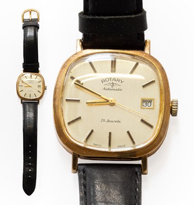 Lot 28 - A 9 Carat Gold Automatic Calendar Centre...