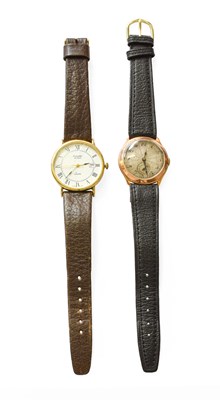Lot 30 - A 9 Carat Gold Wristwatch, 1927, together with...