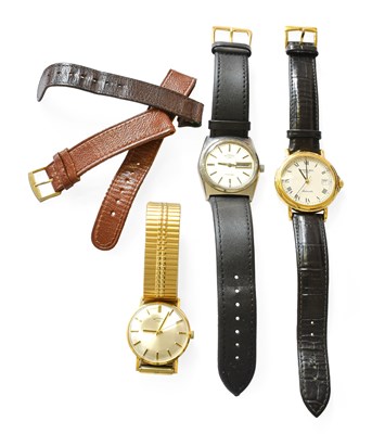 Lot 190 - A Stainless Steel Automatic Day/Date Centre...