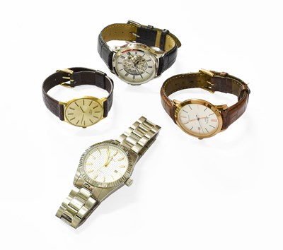 Lot 194 - A Skeletonised Dial Automatic Rotary...