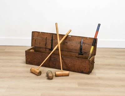 Lot 613 - An Original Croquet Set by J Jaques & Son Ltd,...