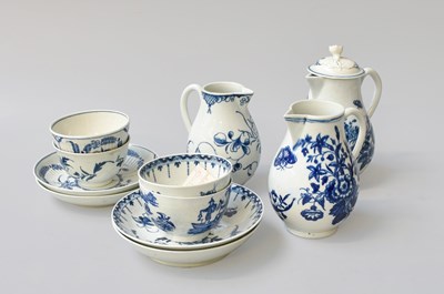 Lot 258 - Three Worcester Porcelain Sparrowbeak Jugs,...