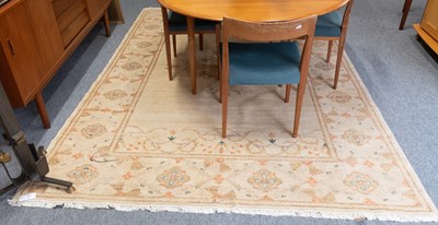Lot 1107 - Indian Carpet, the wheat field centred by a...
