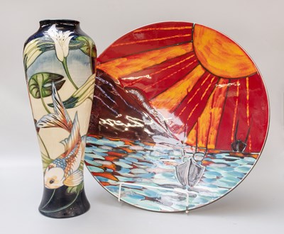 Lot 291 - A Modern Moorcroft Vase, decorated in the...
