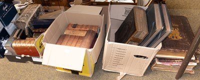 Lot 1409 - Assorted Books, mostly leather bindings,...