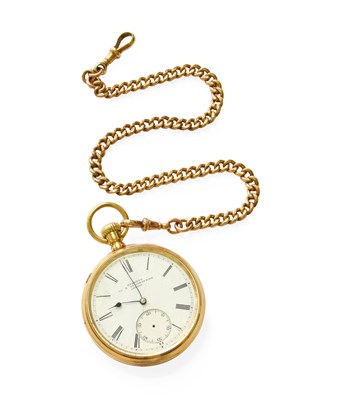 Lot 1 - An Open Faced Pocket Watch, signed Bennett, 65...