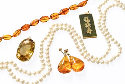 Lot 167 - A Small Quantity of Jewellery, comprising of a...