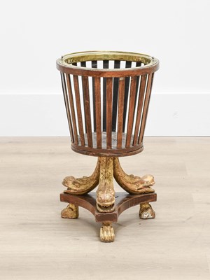 Lot 905 - A Regency Mahogany and Gilt Composition...