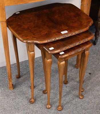 Lot 1328 - A Yorkshire School Modern Oak Console Table,...