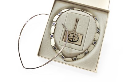 Lot 65 - A Norwegian Enamel Necklace, by David Andersen,...