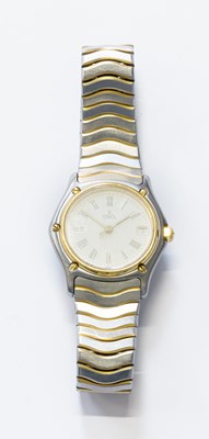 Lot 143 - A Lady's Bi-Metal Quartz Calendar Centre...
