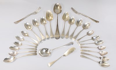 Lot 58 - A Collection Assorted Silver Flatware, mostly...