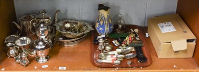 Lot 245 - A Collection of Assorted Silver and Silver...
