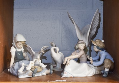 Lot 232 - Lladro Porcelain Figures and Models, including...
