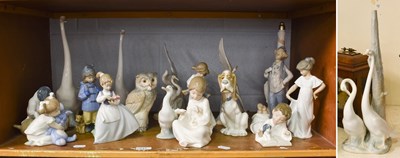 Lot 247 - A Collection of Nao Porcelain Figures and...