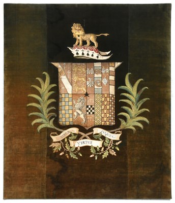 Lot 371 - A 19th Century Heraldic Panel, formerly part...