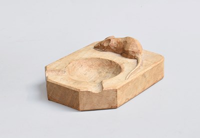 Lot 219 - A Robert "Mouseman" Thompson English Oak Ashtray
