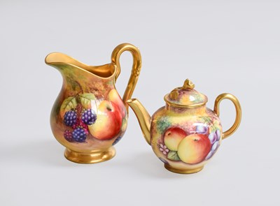 Lot 222 - A Royal Worcester Porcelain Jug, by Horace...