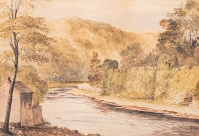 Lot 1052 - A E Douglas (19th Century) "Glenarm" Signed,...