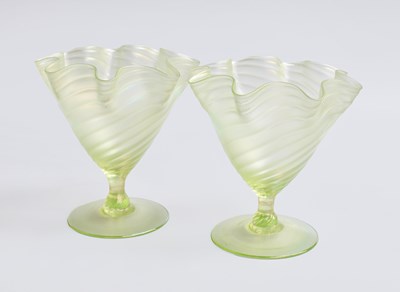 Lot 220 - Attributed to John Walsh, a pair of iridescent...