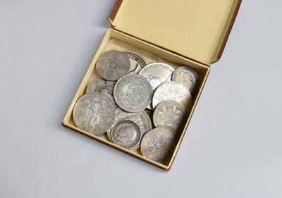 Lot 227 - An Assortment of British and World Silver...