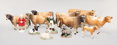 Lot 321 - Beswick Guernsey and Jersey Cattle, including...