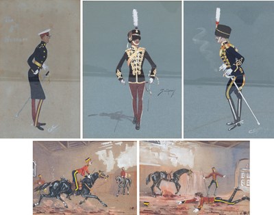Lot 1158 - A Collection of Watercolours depicting...