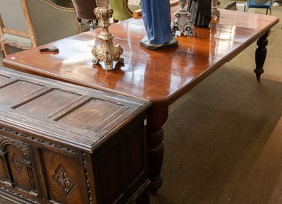 Lot 1268 - A Victorian Mahogany Wind-Out Dining Table,...