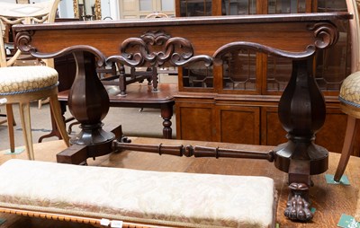 Lot 1247 - A Regency Rosewood Centre Table, the...