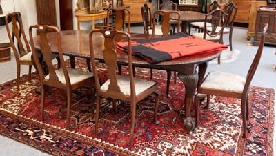Lot 1345 - A Victorian Mahogany Wind-Out Dining Table,...
