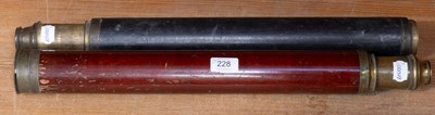 Lot 228 - A Cary, London, Leather and Brass Bound...