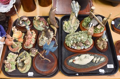 Lot 322 - Border Fine Arts Bird and Wildlife Models,...