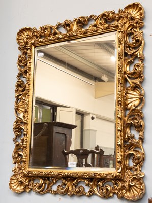 Lot 1298 - A Reproduction Florentine Style Gilt Mirror,...