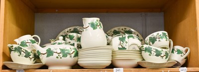 Lot 241 - A Wedgwood Pottery Dinner Service, "Napoleon...
