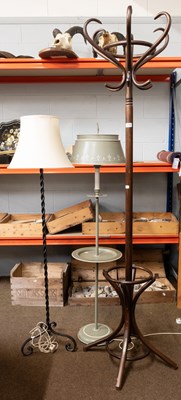 Lot 1216 - An 18th Century Inlaid Oak Bow Fronted Hanging...
