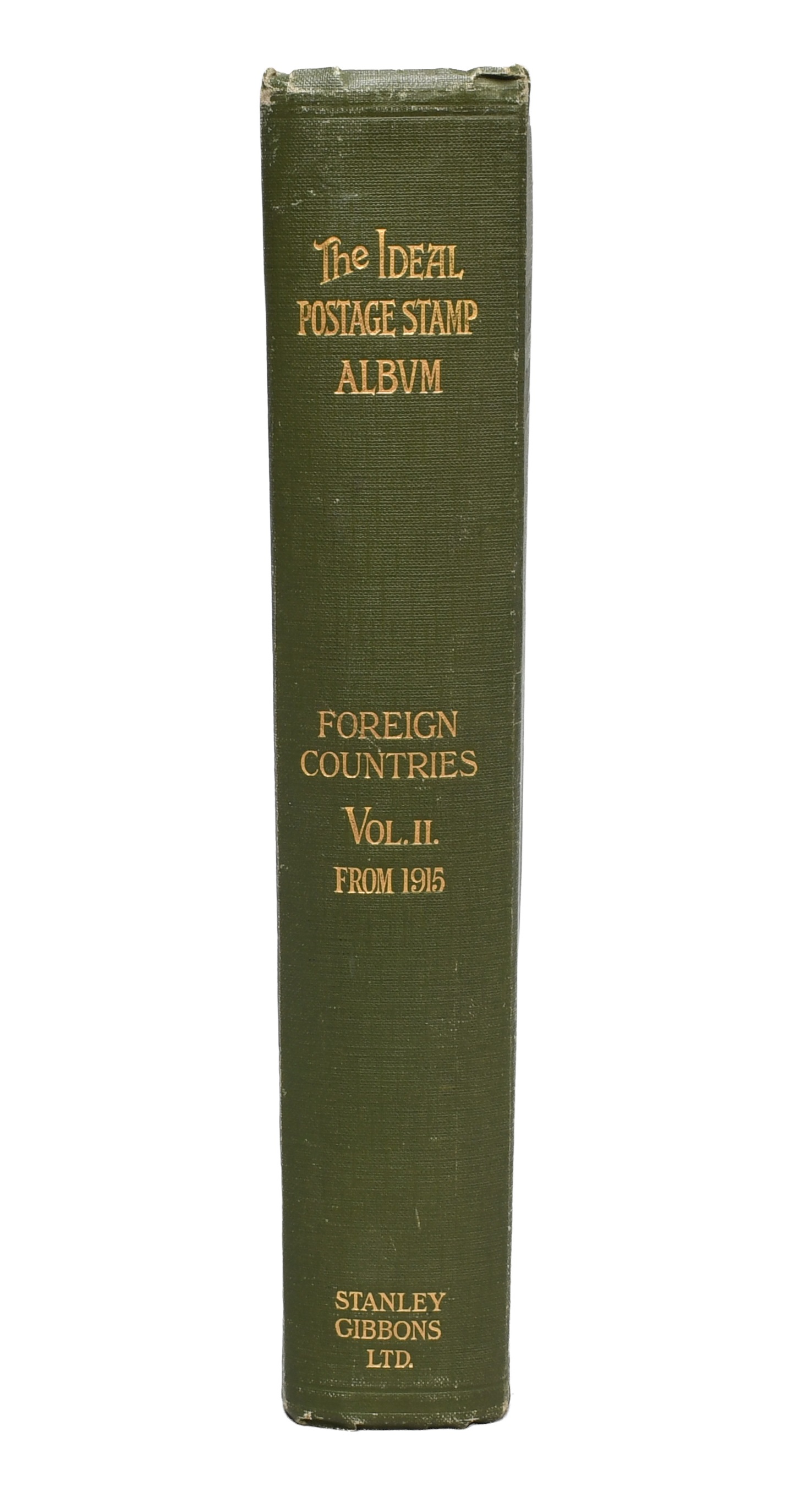 Lot 25 - Stamp Collection in a green 'Ideal Postage