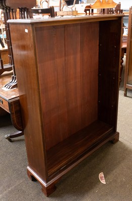 Lot 1234 - A Mahogany Open Bookcase, with adjustable...