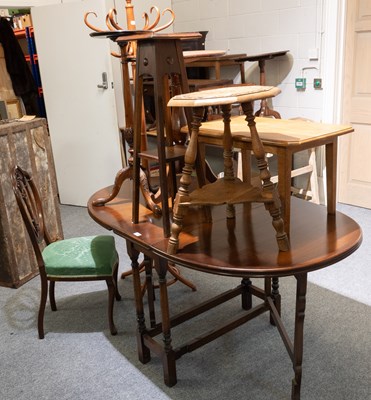 Lot 1379 - A Small Group of Furniture, comprising an Arts...