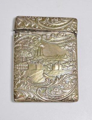 Lot 63 - An Edward VII Silver Card-Case, by Boardman,...