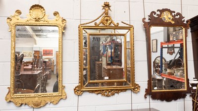 Lot 1310 - An Early 19th Century Gilt Framed Mirror, the...