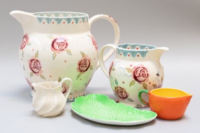Lot 329 - Two Graduated Emma Bridgewater Pottery Jugs,...