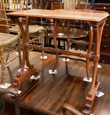 Lot 1282 - A 19th Century Walnut Hall Table, on carved...