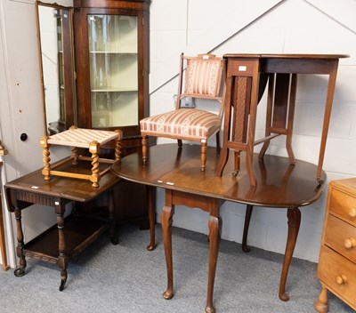 Lot 1330 - A Small Group of Furniture, comprising a...