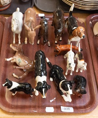 Lot 338 - Beswick Animals, including Beagle "Ch....