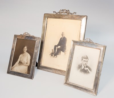 Lot 84 - An Edward VII Silver Photograph-Frame and Two...