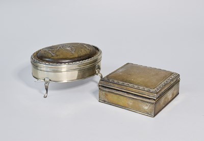 Lot 95 - Two Silver or Silver and Tortoiseshell...