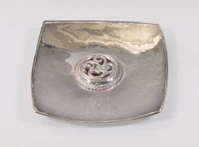 Lot 48 - A George V Silver and Enamel Dish, by Omar...