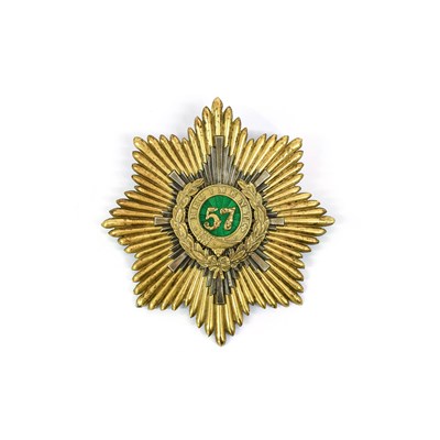Lot 101 - An Early 19th Century Indian Army Helmet Plate...